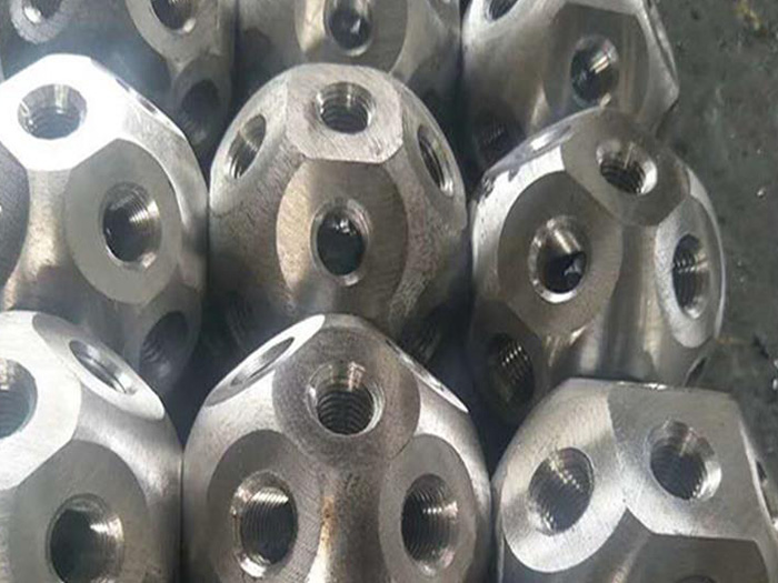 三河螺栓球网架杆件制作